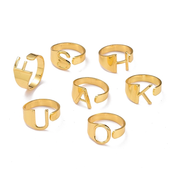 PandaHall Alloy Cuff Finger Rings, Cadmium Free & Nickel Free & Lead Free, Alphabet, Golden, Random Mixed Letters, US Size 8(18.1mm) Alloy...
PandaHall Alloy Cuff Finger Rings, Cadmium Free & Nickel Free & Lead Free, Alphabet, Golden, Random Mixed Letters, US Size 8(18.1mm) Alloy...