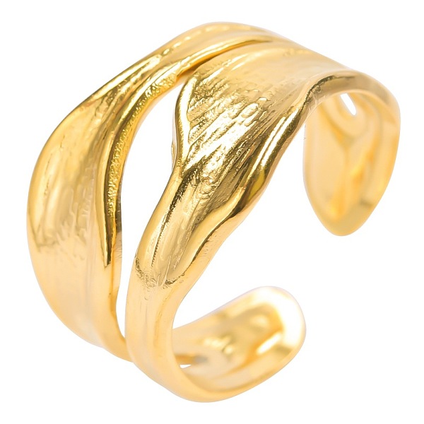 PandaHall Minimalist Stainless Steel Snake-shaped Open Cuff Ring for Women, Non-fading and Unique. Other
PandaHall Minimalist Stainless Steel Snake-shaped Open Cuff Ring for Women, Non-fading and Unique. Other