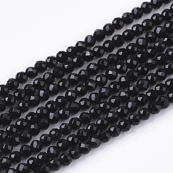 PandaHall Electroplate Opaque Solid Color Glass Beads Strands, Faceted, Round, Black, 2x2x2mm, Hole: 0.5mm, about 198pcs/strand, 14.57 inch...
PandaHall Electroplate Opaque Solid Color Glass Beads Strands, Faceted, Round, Black, 2x2x2mm, Hole: 0.5mm, about 198pcs/strand, 14.57 inch...