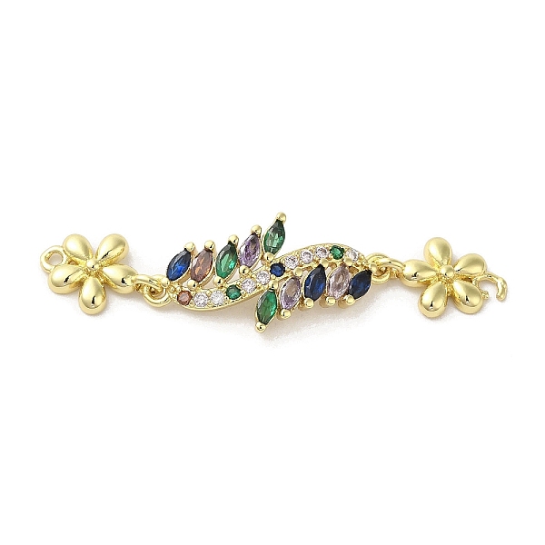 PandaHall Rack Plating Brass Pave Colorful Cubic Zirconia Flower Connector Charms, Long-Lasting Plated, Cadmium Free & Lead Free, Real 18K...
PandaHall Rack Plating Brass Pave Colorful Cubic Zirconia Flower Connector Charms, Long-Lasting Plated, Cadmium Free & Lead Free, Real 18K...