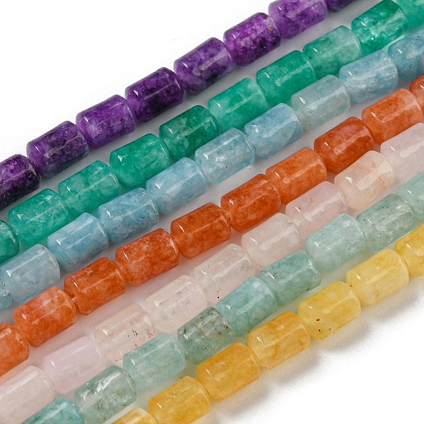 PandaHall Natural White Jade Beads Strands, Column, Dyed & Heated, Mixed Color, 5.6~6.3x4.2~4.6mm, Hole: 0.9mm, about 65pcs/strand..., Multicolor
PandaHall Natural White Jade Beads Strands, Column, Dyed & Heated, Mixed Color, 5.6~6.3x4.2~4.6mm, Hole: 0.9mm, about 65pcs/strand..., Multicolor