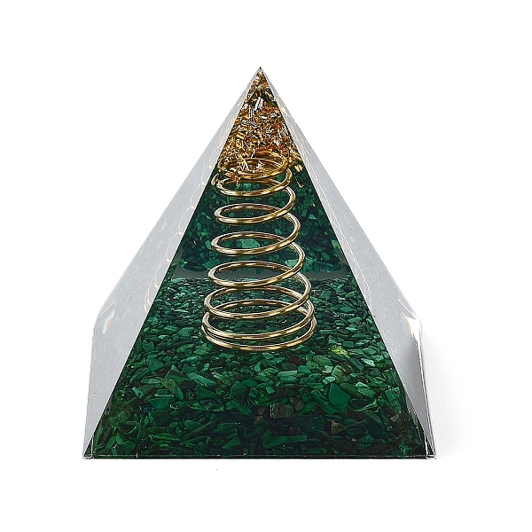 PandaHall Orgonite Pyramid Resin Energy Generators, Reiki Synthetic Malachite Chips & Metal Spiral Inside for Home Office Desk Decoration...
PandaHall Orgonite Pyramid Resin Energy Generators, Reiki Synthetic Malachite Chips & Metal Spiral Inside for Home Office Desk Decoration...
