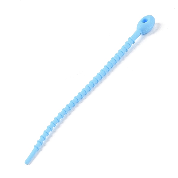 PandaHall Oval Shape Silicone Cable Zip Ties, Cord Organizer Strap, for Wire Management, Deep Sky Blue, 128x8x7mm Silicone Oval
PandaHall Oval Shape Silicone Cable Zip Ties, Cord Organizer Strap, for Wire Management, Deep Sky Blue, 128x8x7mm Silicone Oval