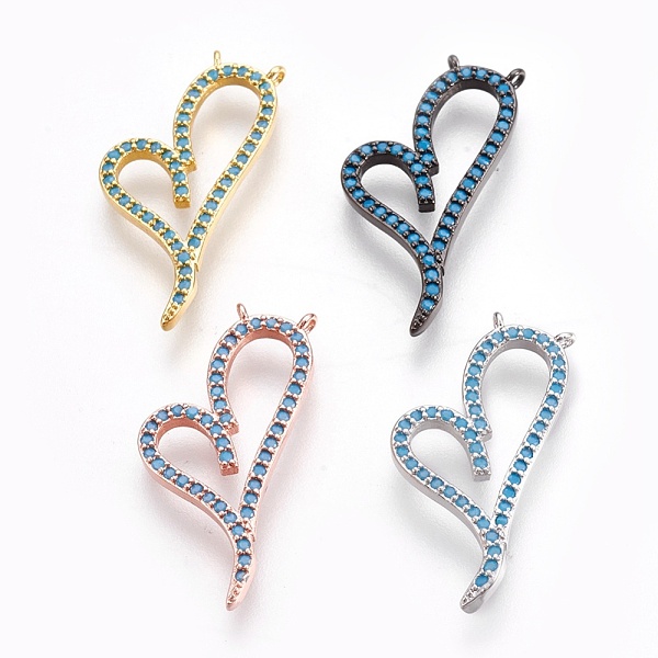 PandaHall Brass Micro Pave Cubic Zirconia Pendants, Lead Free & Cadmium Free & Nickel Free , Long-Lasting Plated, Heart, Mixed Color..., Blue
PandaHall Brass Micro Pave Cubic Zirconia Pendants, Lead Free & Cadmium Free & Nickel Free , Long-Lasting Plated, Heart, Mixed Color..., Blue