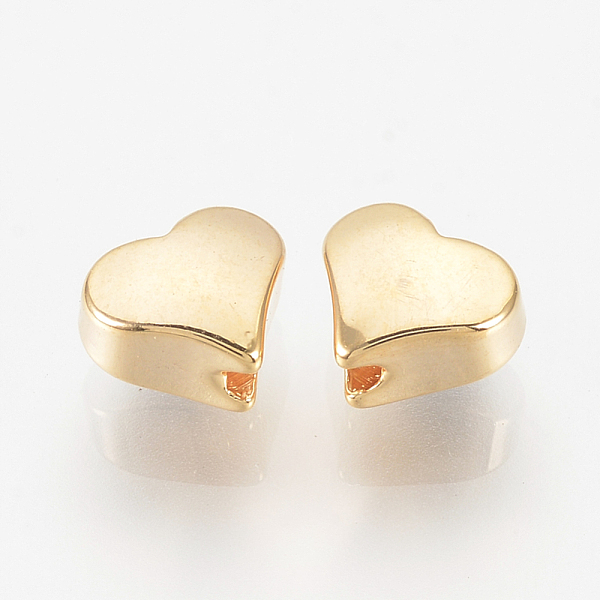 PandaHall Brass Spacer Beads, Nickel Free, Real 18K Gold Plated, Heart, 5x6x3.5mm, Hole: 1mm Brass Heart
PandaHall Brass Spacer Beads, Nickel Free, Real 18K Gold Plated, Heart, 5x6x3.5mm, Hole: 1mm Brass Heart