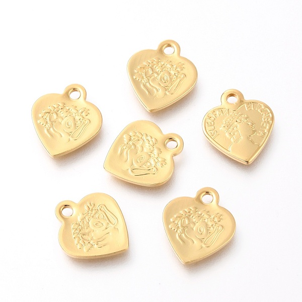 PandaHall Brass Pendants, Heart, Real 18K Gold Plated, 12.7x11x1mm, Hole: 1.6mm Brass Heart
PandaHall Brass Pendants, Heart, Real 18K Gold Plated, 12.7x11x1mm, Hole: 1.6mm Brass Heart