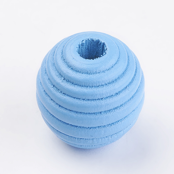 PandaHall Natural Wood Beehive European Beads, Dyed, Round, Deep Sky Blue, 19~20x19mm, Hole: 5mm, about 200pcs/500g Wood Round Blue
PandaHall Natural Wood Beehive European Beads, Dyed, Round, Deep Sky Blue, 19~20x19mm, Hole: 5mm, about 200pcs/500g Wood Round Blue