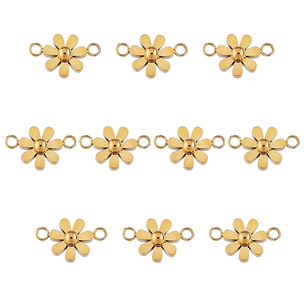PandaHall 10Pcs 430 Stainless Steel Small Flower Connector Charms, Metal Daisy Pendant for Jewelry Earring Bracelet Handmade Making, with...
PandaHall 10Pcs 430 Stainless Steel Small Flower Connector Charms, Metal Daisy Pendant for Jewelry Earring Bracelet Handmade Making, with...