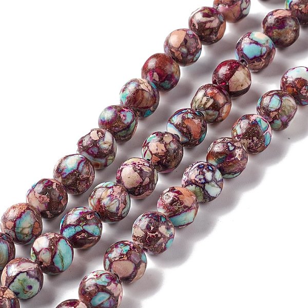 PandaHall Natural Imperial Jasper Beads Strands, Dyed, Round, Rosy Brown, 8mm, Hole: 1.4mm, about 47~48pcs/strand, 14.96~15.16 inch(38.5cm)...
PandaHall Natural Imperial Jasper Beads Strands, Dyed, Round, Rosy Brown, 8mm, Hole: 1.4mm, about 47~48pcs/strand, 14.96~15.16 inch(38.5cm)...