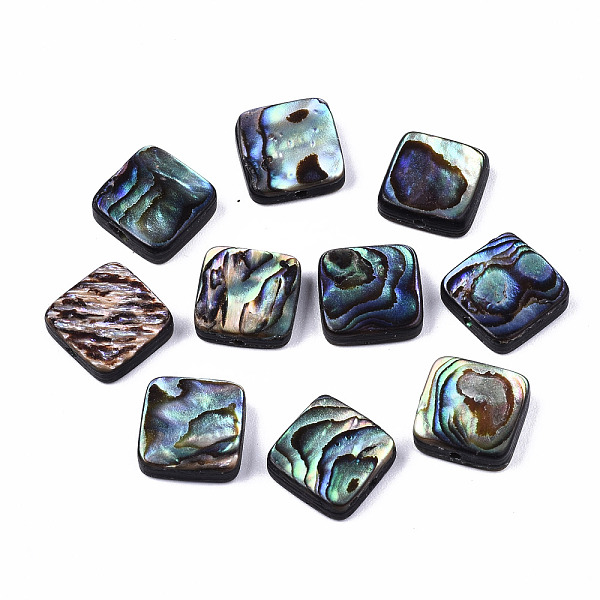 PandaHall Natural Abalone Shell/Paua Shell Beads, Square, Colorful, 10x10x3.5mm, Hole: 1mm Paua Shell Square
PandaHall Natural Abalone Shell/Paua Shell Beads, Square, Colorful, 10x10x3.5mm, Hole: 1mm Paua Shell Square