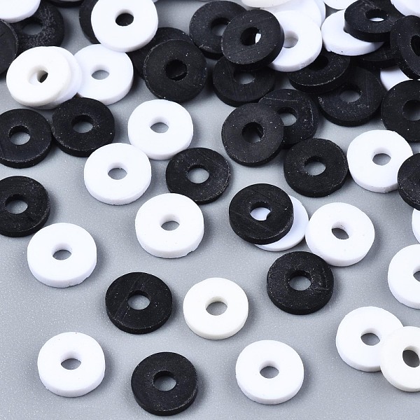 PandaHall Handmade Polymer Clay Beads, Heishi Beads, for DIY Jewelry Crafts Supplies, Disc/Flat Round, Black, 6x1mm, Hole: 2mm, about...
PandaHall Handmade Polymer Clay Beads, Heishi Beads, for DIY Jewelry Crafts Supplies, Disc/Flat Round, Black, 6x1mm, Hole: 2mm, about...