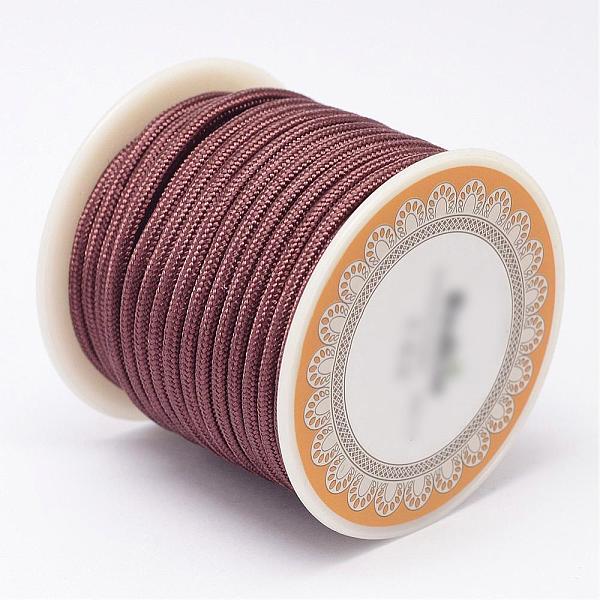 PandaHall Braided Polyester Cords, Round, Sienna, 3mm, about 8.74 yards(8m)/roll Polyester Brown
PandaHall Braided Polyester Cords, Round, Sienna, 3mm, about 8.74 yards(8m)/roll Polyester Brown