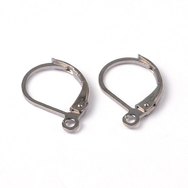 PandaHall Brass Leverback Earring Findings, with Loop, Lead Free and Cadmium Free, Platinum Color, Size: about 10mm wide, 15mm long, hole...
PandaHall Brass Leverback Earring Findings, with Loop, Lead Free and Cadmium Free, Platinum Color, Size: about 10mm wide, 15mm long, hole...