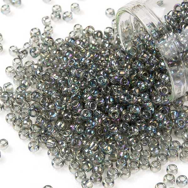 PandaHall TOHO Round Seed Beads, Japanese Seed Beads, (176) Transparent AB Black Diamond, 8/0, 3mm, Hole: 1mm, about 10000pcs/pound Glass..., Gray
PandaHall TOHO Round Seed Beads, Japanese Seed Beads, (176) Transparent AB Black Diamond, 8/0, 3mm, Hole: 1mm, about 10000pcs/pound Glass..., Gray