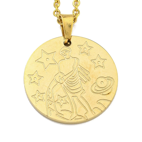 PandaHall Constellation Pendant Necklaces, 304 Stainless Steel Cable Chain Necklaces, Aquarius, 19.96 inch(50.7cm) 304 Stainless Steel...
PandaHall Constellation Pendant Necklaces, 304 Stainless Steel Cable Chain Necklaces, Aquarius, 19.96 inch(50.7cm) 304 Stainless Steel...