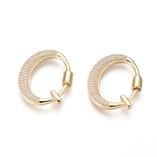 PandaHall Brass Micro Pave Cubic Zirconia Screw Carabiner Lock Charms, for Necklaces Making, Long-Lasting Plated, Letter, Golden, Clear...
PandaHall Brass Micro Pave Cubic Zirconia Screw Carabiner Lock Charms, for Necklaces Making, Long-Lasting Plated, Letter, Golden, Clear...