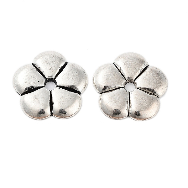 PandaHall Tibetan Style Alloy Beads, Cadmium Free & Lead Free, 5-Petals Flower, Antique Silver, 27x27x3mm, Hole: 4mm, about 280pcs/1000g...
PandaHall Tibetan Style Alloy Beads, Cadmium Free & Lead Free, 5-Petals Flower, Antique Silver, 27x27x3mm, Hole: 4mm, about 280pcs/1000g...