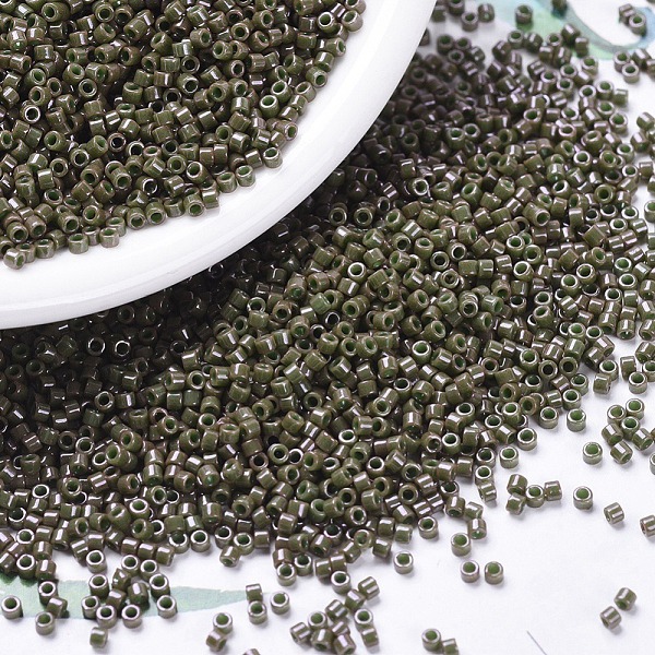 PandaHall MIYUKI Delica Beads, Cylinder, Japanese Seed Beads, 11/0, (DB0657) Dyed Opaque Olive Drab, 1.3x1.6mm, Hole: 0.8mm, about..., Green
PandaHall MIYUKI Delica Beads, Cylinder, Japanese Seed Beads, 11/0, (DB0657) Dyed Opaque Olive Drab, 1.3x1.6mm, Hole: 0.8mm, about..., Green