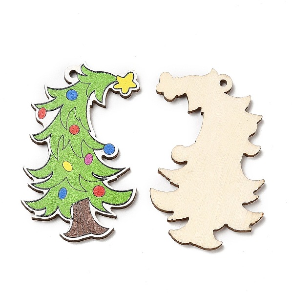 PandaHall Single Face Christmas Printed Wood Big Pendants, Christmas Tree Charms, Lime Green, 55x40x2.5mm, Hole: 2mm Wood Christmas Tree...
PandaHall Single Face Christmas Printed Wood Big Pendants, Christmas Tree Charms, Lime Green, 55x40x2.5mm, Hole: 2mm Wood Christmas Tree...