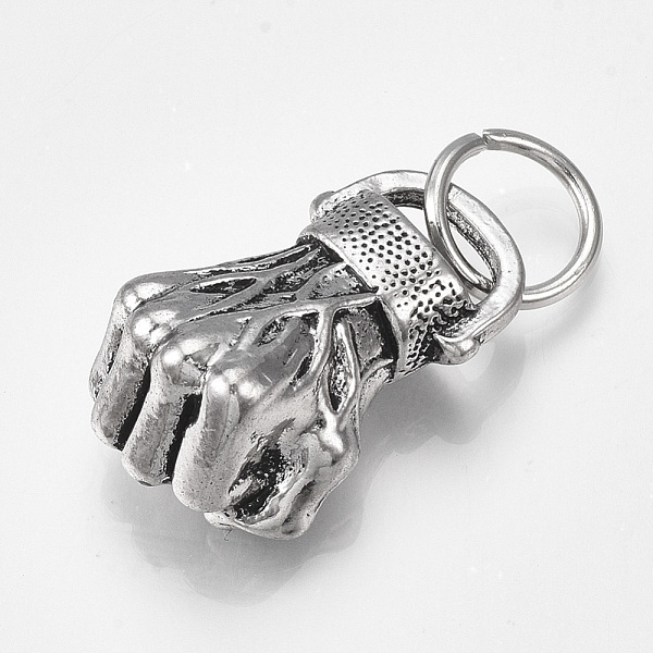 PandaHall Tibetan Style Alloy Pendants, Fist, Antique Silver, 32.5x18x4.5mm, Hole: 10mm Alloy Others
PandaHall Tibetan Style Alloy Pendants, Fist, Antique Silver, 32.5x18x4.5mm, Hole: 10mm Alloy Others