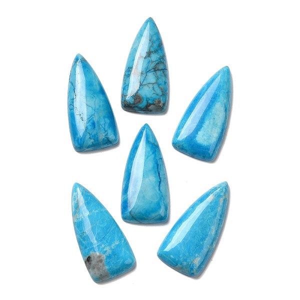 PandaHall Natural Howlite Cabochons, Dyed, Triangle, 40~40.5x18.5x6~6.5mm Howlite Triangle
PandaHall Natural Howlite Cabochons, Dyed, Triangle, 40~40.5x18.5x6~6.5mm Howlite Triangle