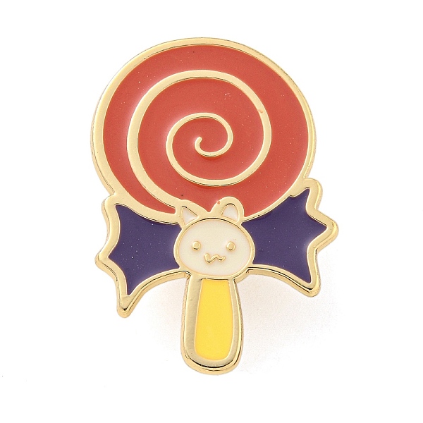 PandaHall Halloween Theme Golden Alloy Brooches, Enamel Pins, Candy, 29x20.5x1.5mm Alloy+Enamel Candy
PandaHall Halloween Theme Golden Alloy Brooches, Enamel Pins, Candy, 29x20.5x1.5mm Alloy+Enamel Candy