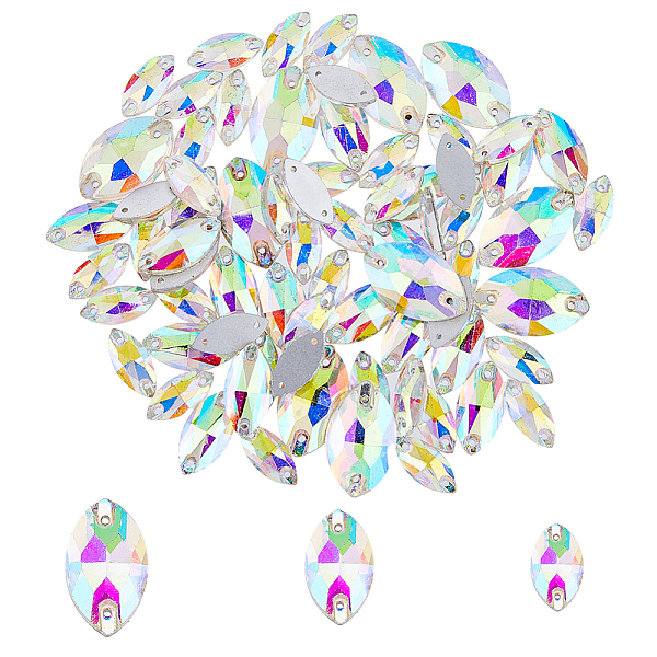 PandaHall SUPERFINDINGS 85pcs 3 Styles Horse Eye Crystal Glass Rhinestones Sewing Rhinestones Flatback Stone with 2 Holes for Jewelry Making..., Clear
PandaHall SUPERFINDINGS 85pcs 3 Styles Horse Eye Crystal Glass Rhinestones Sewing Rhinestones Flatback Stone with 2 Holes for Jewelry Making..., Clear