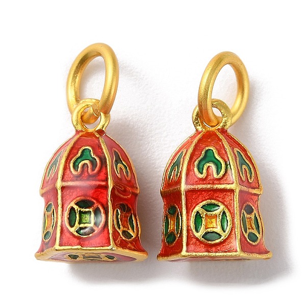 PandaHall Rack Plating Alloy Enamel Charms, with Jump Ring, Cadmium Free & Lead Free, House, Matte Gold Color, Red, 12.5x8.5x8mm, Hole...
PandaHall Rack Plating Alloy Enamel Charms, with Jump Ring, Cadmium Free & Lead Free, House, Matte Gold Color, Red, 12.5x8.5x8mm, Hole...