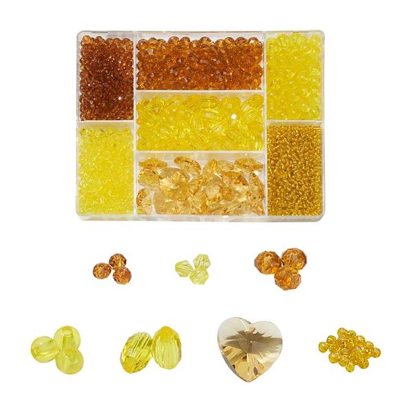 PandaHall DIY Jewelry Making Kits, 1640Pcs Bicone & Rondelle & Oval & Round Glass/Acrylic Beads, 20Pcs Heart Transparent Glass Pendants..., Multicolor
PandaHall DIY Jewelry Making Kits, 1640Pcs Bicone & Rondelle & Oval & Round Glass/Acrylic Beads, 20Pcs Heart Transparent Glass Pendants..., Multicolor