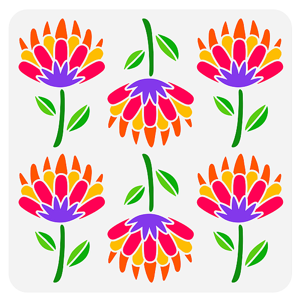 PandaHall FINGERINSPIRE African Flower Stencil 11.8x11.8inch Reusable African Floral Drawing Template DIY Craft Flower Stencil for Wall...
PandaHall FINGERINSPIRE African Flower Stencil 11.8x11.8inch Reusable African Floral Drawing Template DIY Craft Flower Stencil for Wall...