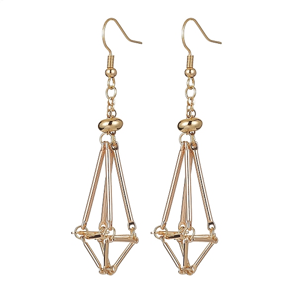 PandaHall Brass Earring Hooks, Ear Wire with Macrame Pouch, Earring Setttings for Stone Holder, Golden, 70x20mm Brass
PandaHall Brass Earring Hooks, Ear Wire with Macrame Pouch, Earring Setttings for Stone Holder, Golden, 70x20mm Brass