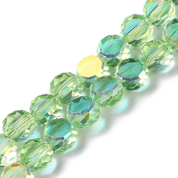 PandaHall Transparent Electroplate Glass Beads Strands, AB Color Plated, Faceted, Half Round, Green Yellow, 7.2x7.5x4mm, Hole: 1.5mm, about...
PandaHall Transparent Electroplate Glass Beads Strands, AB Color Plated, Faceted, Half Round, Green Yellow, 7.2x7.5x4mm, Hole: 1.5mm, about...
