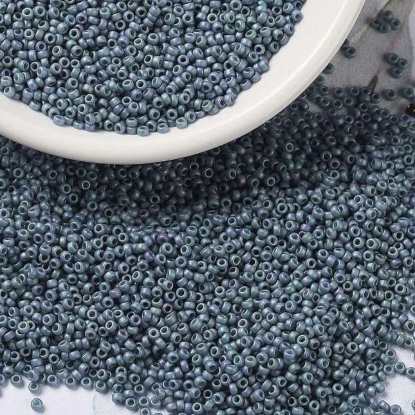 PandaHall MIYUKI Round Rocailles Beads, Japanese Seed Beads, 15/0, (RR2030) Matte Metallic Steel Blue Luster, 1.5mm, Hole: 0.7mm, about...
PandaHall MIYUKI Round Rocailles Beads, Japanese Seed Beads, 15/0, (RR2030) Matte Metallic Steel Blue Luster, 1.5mm, Hole: 0.7mm, about...