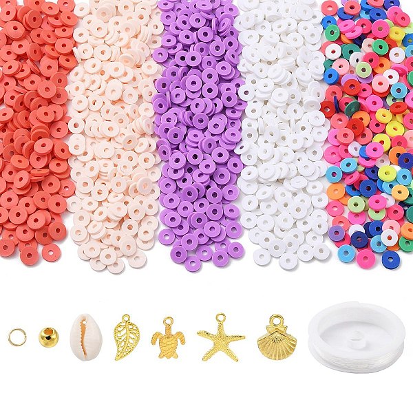 PandaHall DIY Preppy Bracetet Anklet Making Kit, Including Polymer Clay Disc & Plastic Beads, Alloy & Natural Cowrie Shell Pendants..., Multicolor
PandaHall DIY Preppy Bracetet Anklet Making Kit, Including Polymer Clay Disc & Plastic Beads, Alloy & Natural Cowrie Shell Pendants..., Multicolor