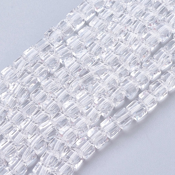PandaHall Glass Bead Strands, Faceted, Cube, Clear, 4x4x4mm, Hole: 1mm, about 100pcs/strand, 17 inch Glass Cube Clear
PandaHall Glass Bead Strands, Faceted, Cube, Clear, 4x4x4mm, Hole: 1mm, about 100pcs/strand, 17 inch Glass Cube Clear
