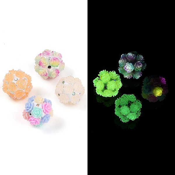 PandaHall Acrylic Handmade Luminous Polymer Clay Rhinestone Beads, Glow in the Dark, Flower, Mixed Color, 20~21mm, Hole: 1.8mm Polymer Clay..., Multicolor
PandaHall Acrylic Handmade Luminous Polymer Clay Rhinestone Beads, Glow in the Dark, Flower, Mixed Color, 20~21mm, Hole: 1.8mm Polymer Clay..., Multicolor