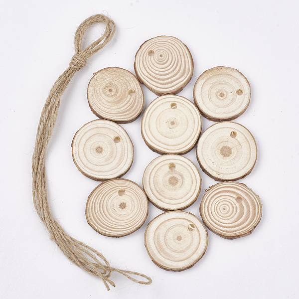 PandaHall Undyed Unfinished Wooden Pendants, Wood Slice, Tree Ring, PapayaWhip, 35~49x5mm, Hole: 3~4mm, about 10pcs/bag Wood Tree Orange
PandaHall Undyed Unfinished Wooden Pendants, Wood Slice, Tree Ring, PapayaWhip, 35~49x5mm, Hole: 3~4mm, about 10pcs/bag Wood Tree Orange