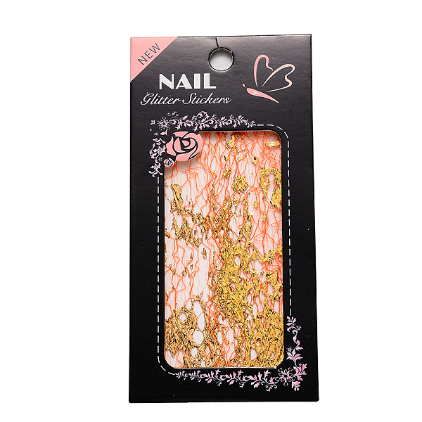 PandaHall Shiny Gold Silver Nail Foils Mesh Nail Sticker, Net Line Nail Foil Gold Mesh, DIY Nail Tips Decoration for Women, Orange Red...
PandaHall Shiny Gold Silver Nail Foils Mesh Nail Sticker, Net Line Nail Foil Gold Mesh, DIY Nail Tips Decoration for Women, Orange Red...