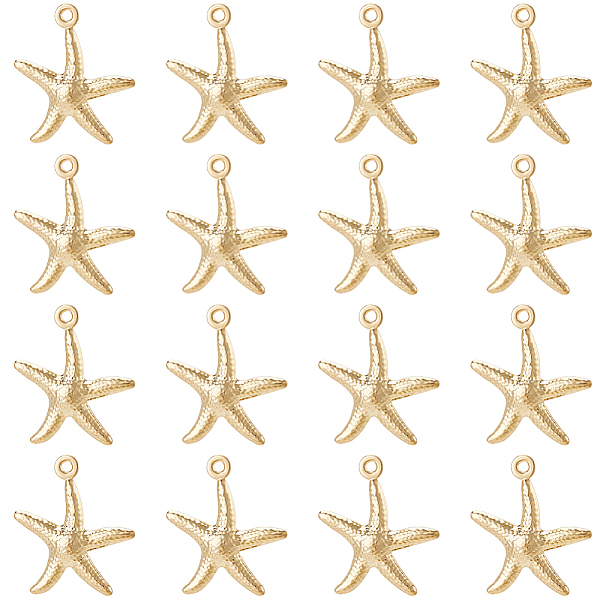 PandaHall Beebeecraft 60Pcs 304 Stainless Steel Pendants, Starfish/Sea Stars, Real 24K Gold Plated, 17.5x15.5x2mm, Hole: 1mm 304 Stainless...
PandaHall Beebeecraft 60Pcs 304 Stainless Steel Pendants, Starfish/Sea Stars, Real 24K Gold Plated, 17.5x15.5x2mm, Hole: 1mm 304 Stainless...