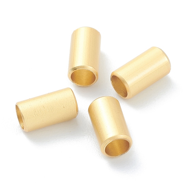 PandaHall Brass Beads, Long-Lasting Plated, Tube, Matte Style, Real 18K Gold Plated, 7x4mm, Hole: 3mm Brass Tube
PandaHall Brass Beads, Long-Lasting Plated, Tube, Matte Style, Real 18K Gold Plated, 7x4mm, Hole: 3mm Brass Tube