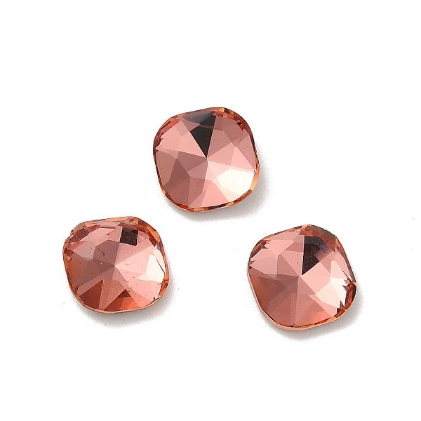 PandaHall Glass Rhinestone Cabochons, Point Back & Back Plated, Faceted, Square, Padparadscha, 7x7x3mm Glass Rhinestone Square Red
PandaHall Glass Rhinestone Cabochons, Point Back & Back Plated, Faceted, Square, Padparadscha, 7x7x3mm Glass Rhinestone Square Red