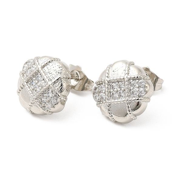 PandaHall Clear Cubic Zirconia Flower Stud Earrings, Rack Plating Brass Earrings for Women, Lead Free & Cadmium Free, Platinum, 13x13mm...
PandaHall Clear Cubic Zirconia Flower Stud Earrings, Rack Plating Brass Earrings for Women, Lead Free & Cadmium Free, Platinum, 13x13mm...
