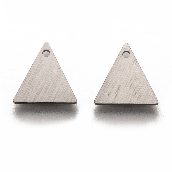 PandaHall 304 Stainless Steel Pendants, Stamping Blank Tag, Laser Cut, Double Side Drawbench Effect, Triangle, Stainless Steel Color...
PandaHall 304 Stainless Steel Pendants, Stamping Blank Tag, Laser Cut, Double Side Drawbench Effect, Triangle, Stainless Steel Color...