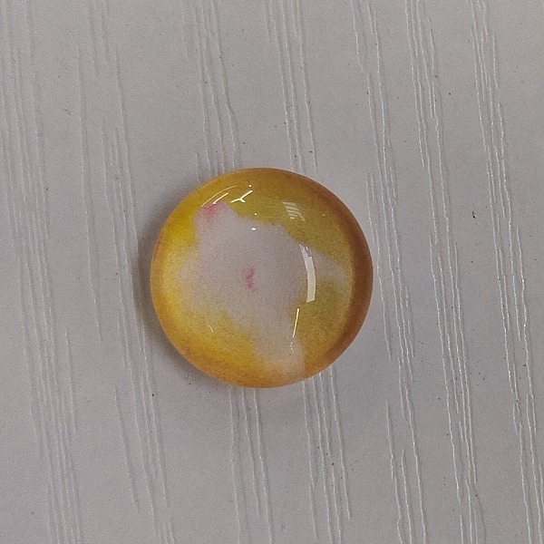 PandaHall Glass Cabochons, Flat Round with Deer Pattern, Yellow, 12x4mm, 117pcs/bag Glass Flat Round Yellow
PandaHall Glass Cabochons, Flat Round with Deer Pattern, Yellow, 12x4mm, 117pcs/bag Glass Flat Round Yellow