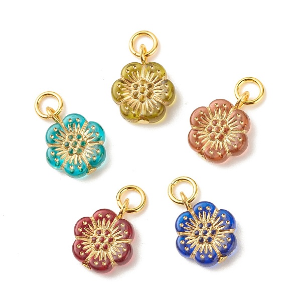 PandaHall Plating Acrylic Pendants, Metal Enlaced, with Golden Tone Iron Findings, Flower, Mixed Color, 16x13x4mm, Hole: 4mm Iron+Acrylic..., Multicolor
PandaHall Plating Acrylic Pendants, Metal Enlaced, with Golden Tone Iron Findings, Flower, Mixed Color, 16x13x4mm, Hole: 4mm Iron+Acrylic..., Multicolor