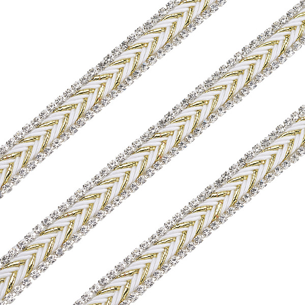 PandaHall Beadthoven Hotfix with Two Rows Rhinestone, Hot Melt Adhesive on the Back, Costume Accessories, Rectangle, White, 9mm Glass...
PandaHall Beadthoven Hotfix with Two Rows Rhinestone, Hot Melt Adhesive on the Back, Costume Accessories, Rectangle, White, 9mm Glass...