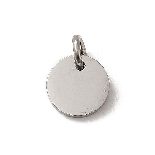 PandaHall 304 Stainless Steel Charms, with Jump Ring, Flat Round Charm, Stainless Steel Color, 10x1.5mm, Hole: 3.7mm 304 Stainless Steel...
PandaHall 304 Stainless Steel Charms, with Jump Ring, Flat Round Charm, Stainless Steel Color, 10x1.5mm, Hole: 3.7mm 304 Stainless Steel...