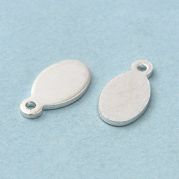 PandaHall Brass Stamping Blank Tag Pendants, Soldered, Oval, Silver, 13x7x1mm, Hole: 1.3mm Brass Oval
PandaHall Brass Stamping Blank Tag Pendants, Soldered, Oval, Silver, 13x7x1mm, Hole: 1.3mm Brass Oval