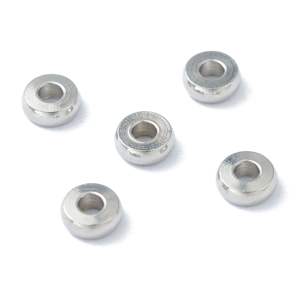 PandaHall 202 Stainless Steel Spacer Beads, Flat Round, Stainless Steel Color, 4x1.5mm, Hole: 1.5mm Stainless Steel Flat Round
PandaHall 202 Stainless Steel Spacer Beads, Flat Round, Stainless Steel Color, 4x1.5mm, Hole: 1.5mm Stainless Steel Flat Round