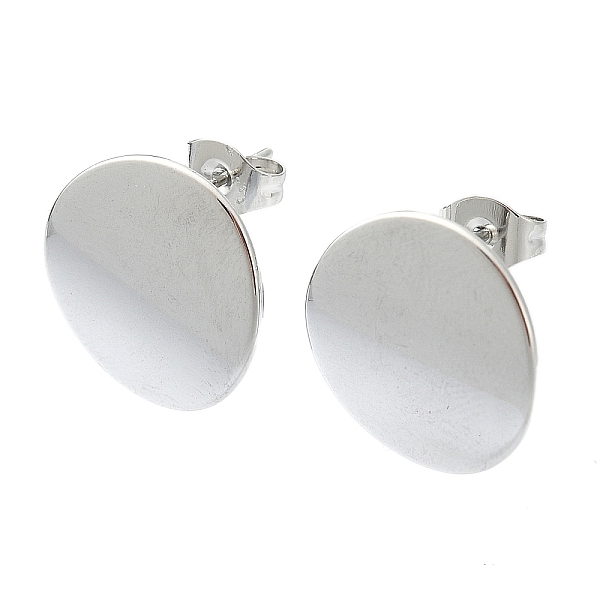 PandaHall 201 Stainless Steel Stud Earrings, with 304 Stainless Steel Pins, Plain Flat Round, Stainless Steel Color, 10mm 201 Stainless...
PandaHall 201 Stainless Steel Stud Earrings, with 304 Stainless Steel Pins, Plain Flat Round, Stainless Steel Color, 10mm 201 Stainless...